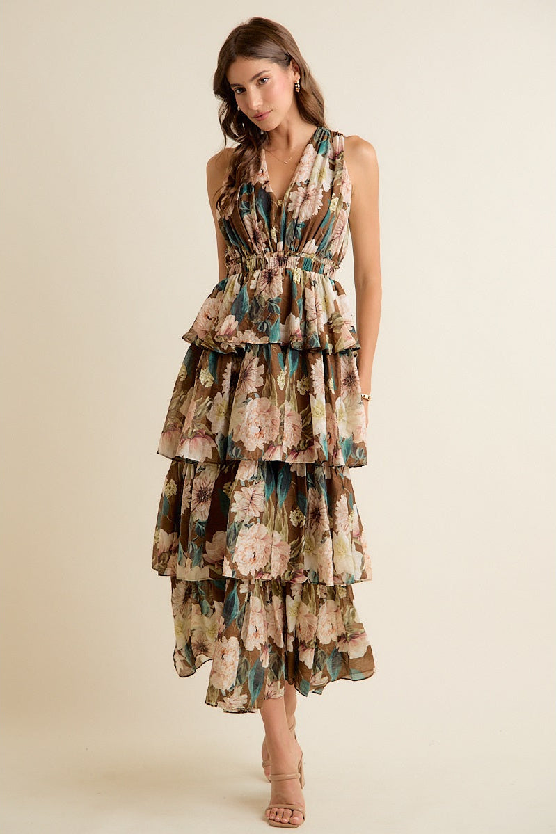 PRE-ORDER | Rosalie Tiered Maxi Dress