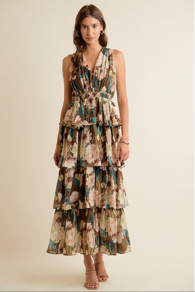 PRE-ORDER | Rosalie Tiered Maxi Dress