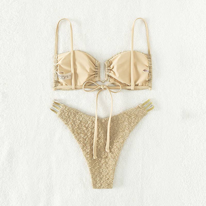 Golden Coast Textured Bikini