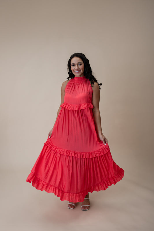 Pink Sands Ruffle Dress