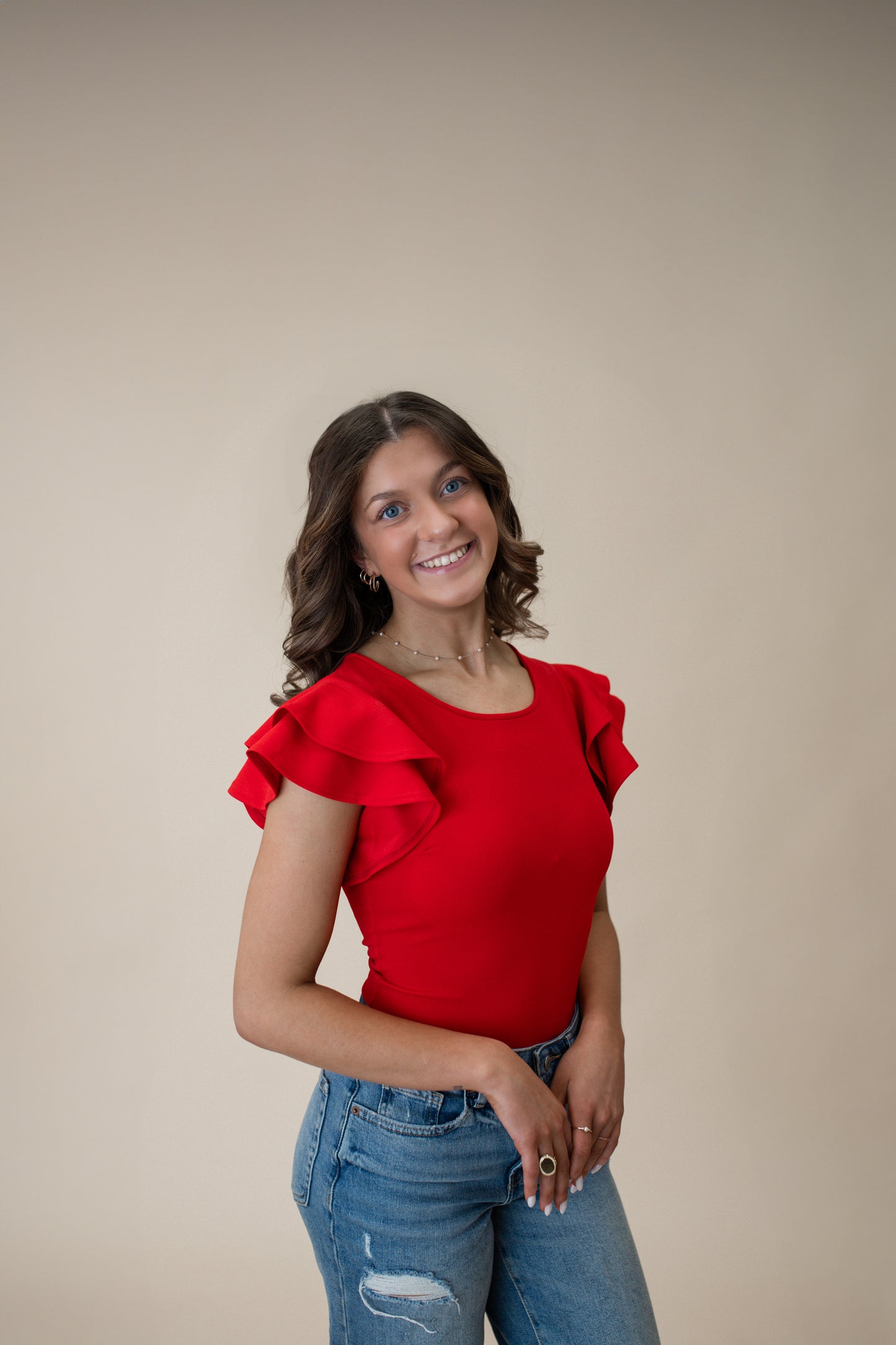 Palm Bay Ruffle Bodysuit