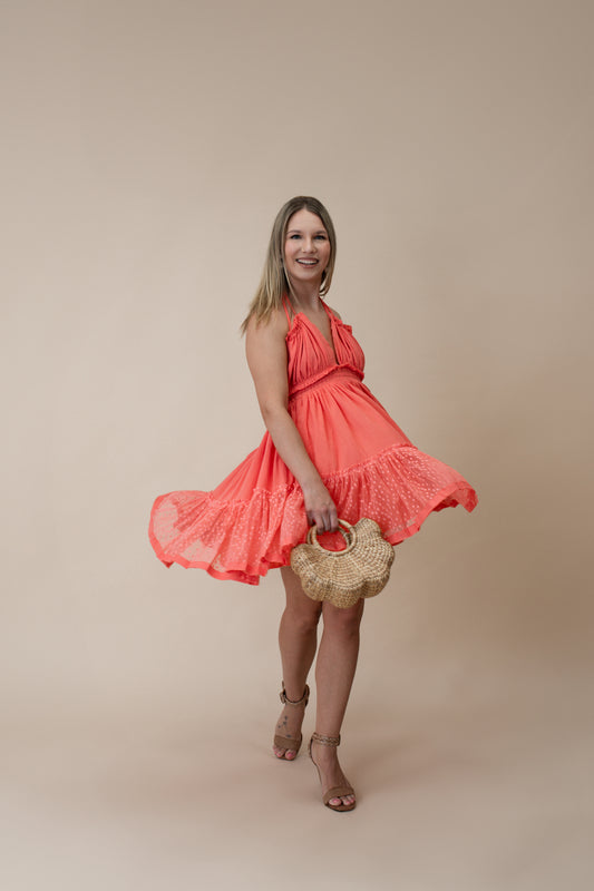 Sunset in Santorini Dress